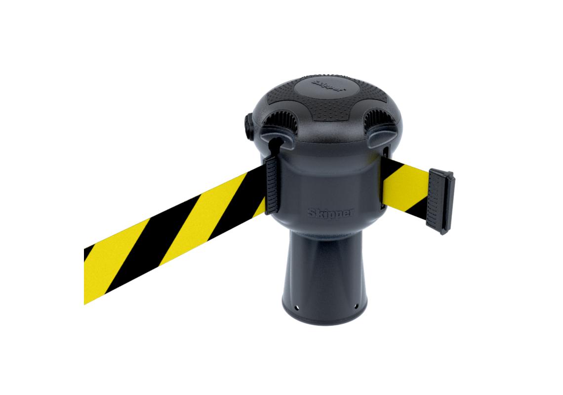 SKIPPER™ GREY RETRACTABLE FLAGGING TAPE